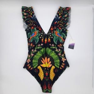 Averie Swim - Size Medium / 4 - Blaise One Piece Plunge